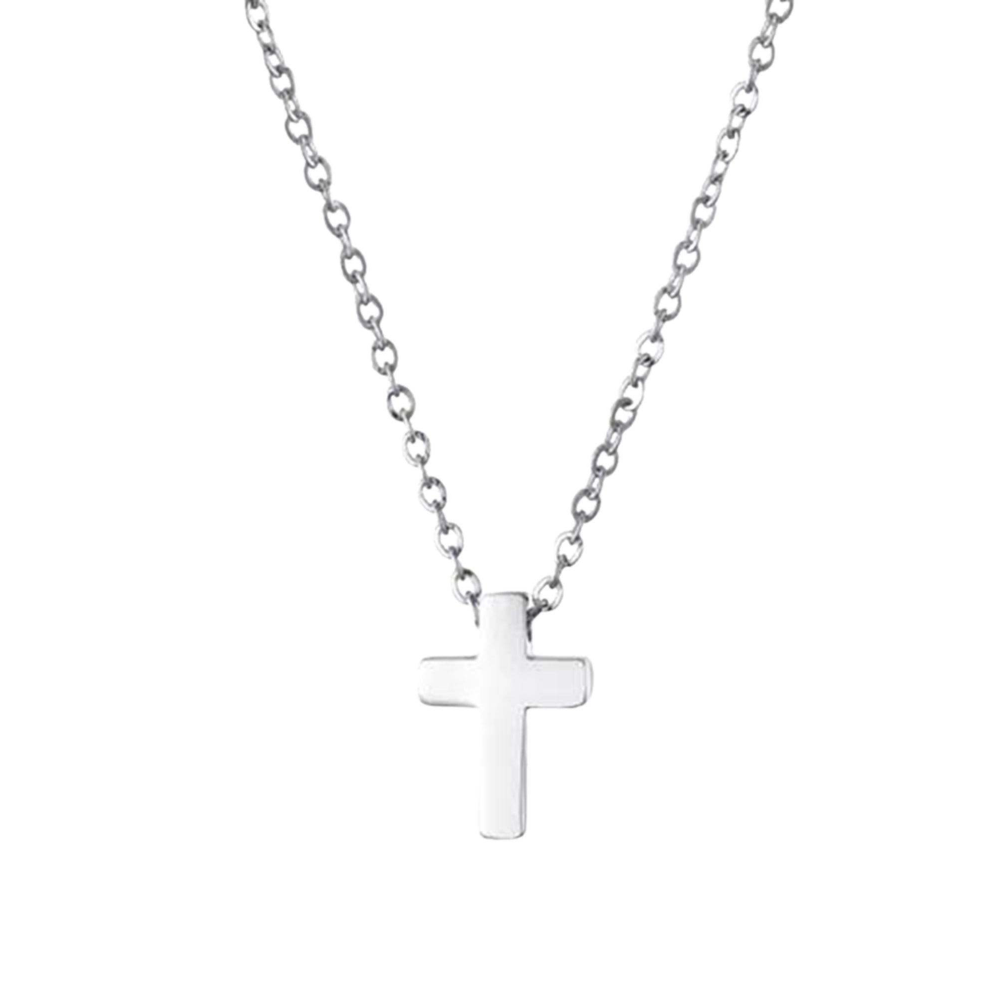 Cadena con dije de cruz mini