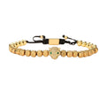 Pulsera Rodillos Jaguar Gold