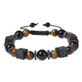 Pulsera 3 cuarzos Cafe