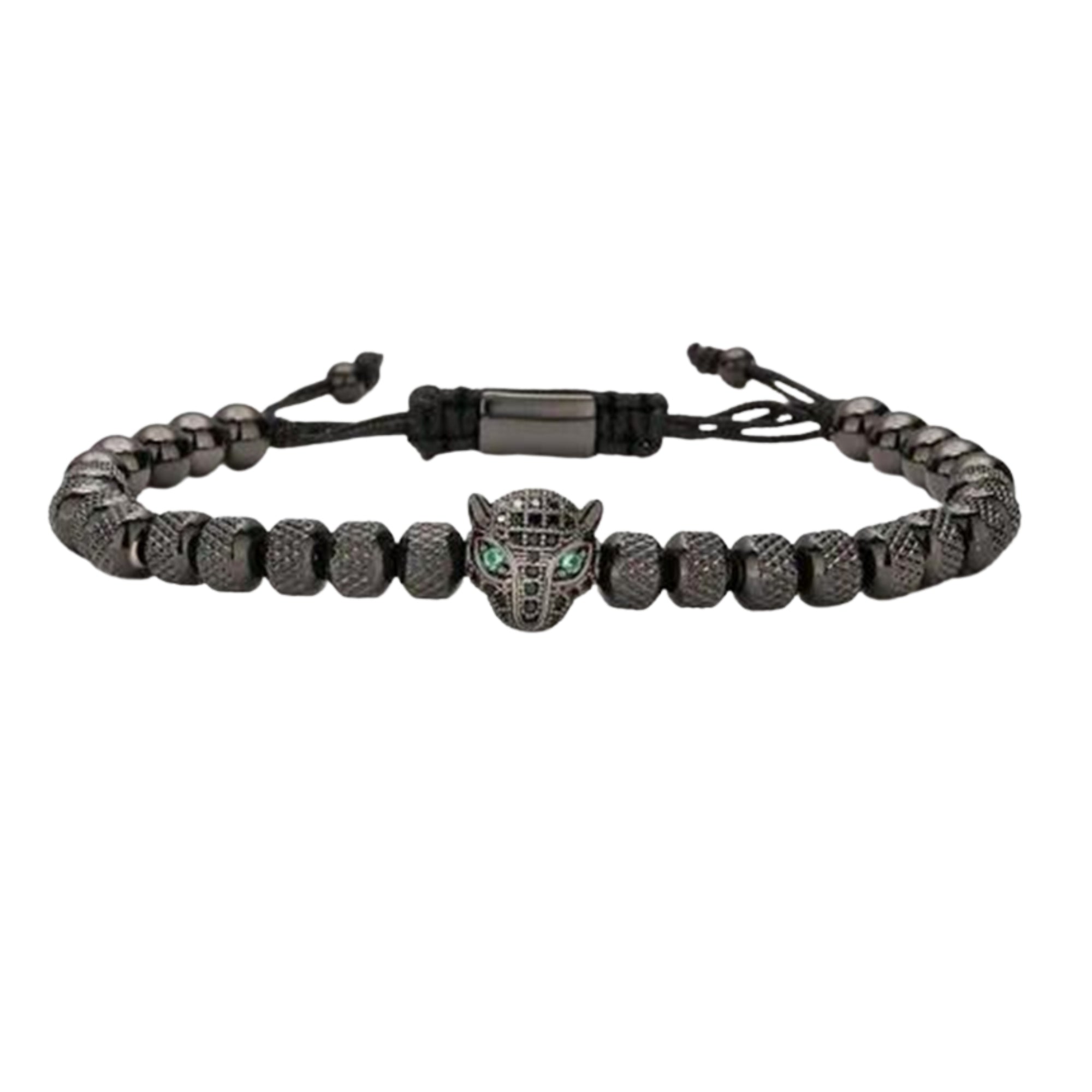 Pulsera Rodillos Jaguar Black