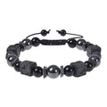 Pulsera 3 cuarzos Ematita