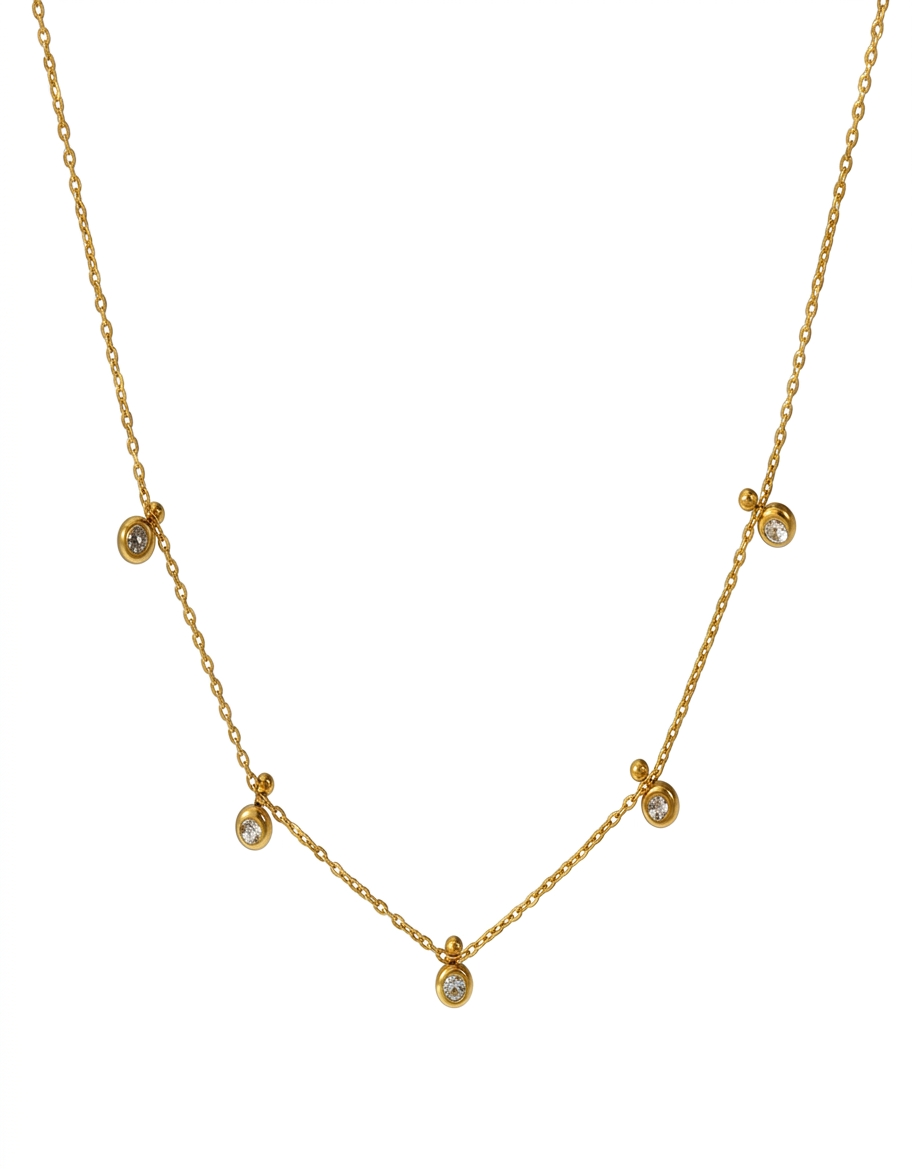 Collar circulos mini