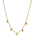 Collar tipo choker de lunas mini ion