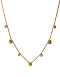 Collar corazón y zirconias
