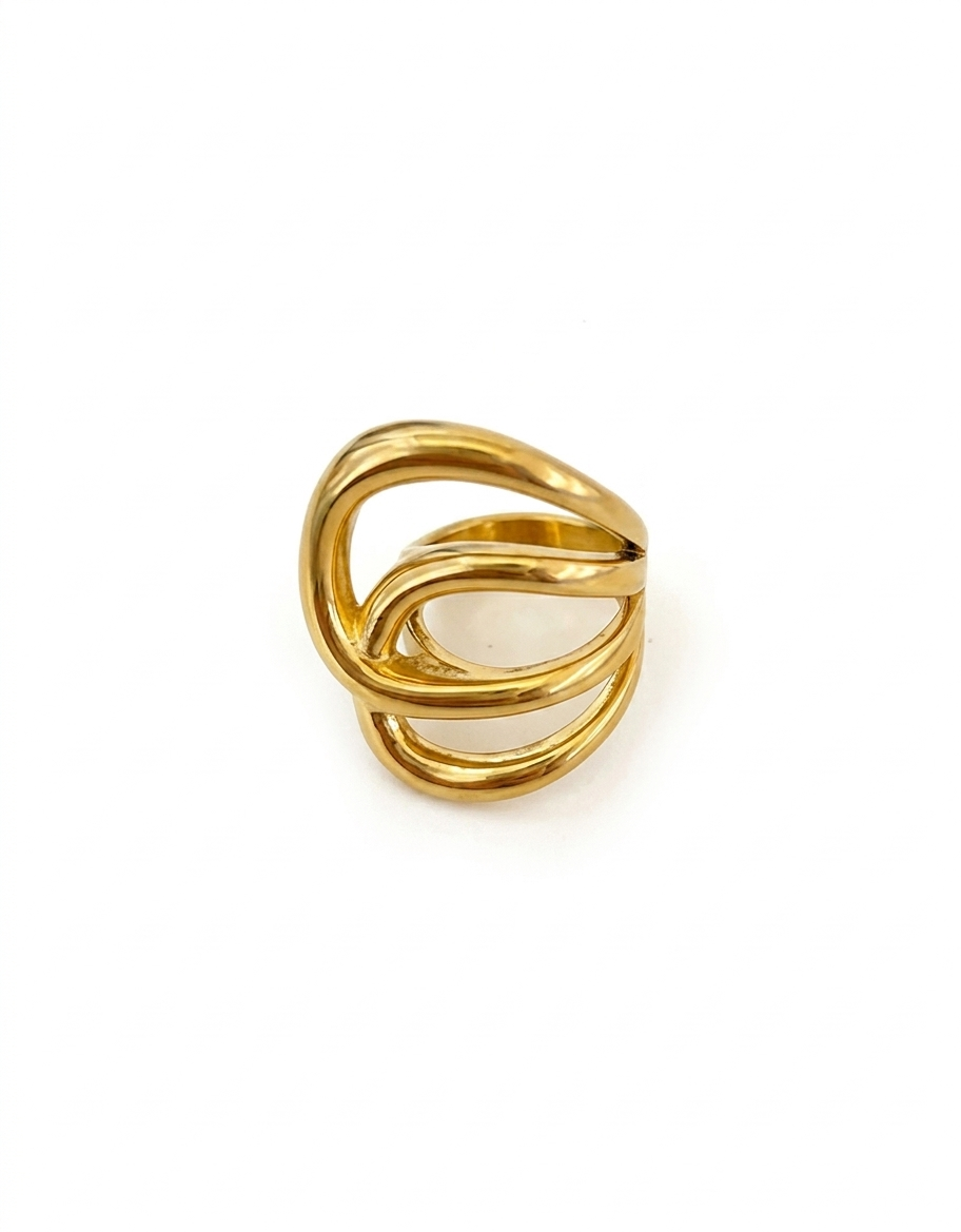 Anillo irregular Dos aros