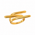 Anillo irregular de 3 lineas