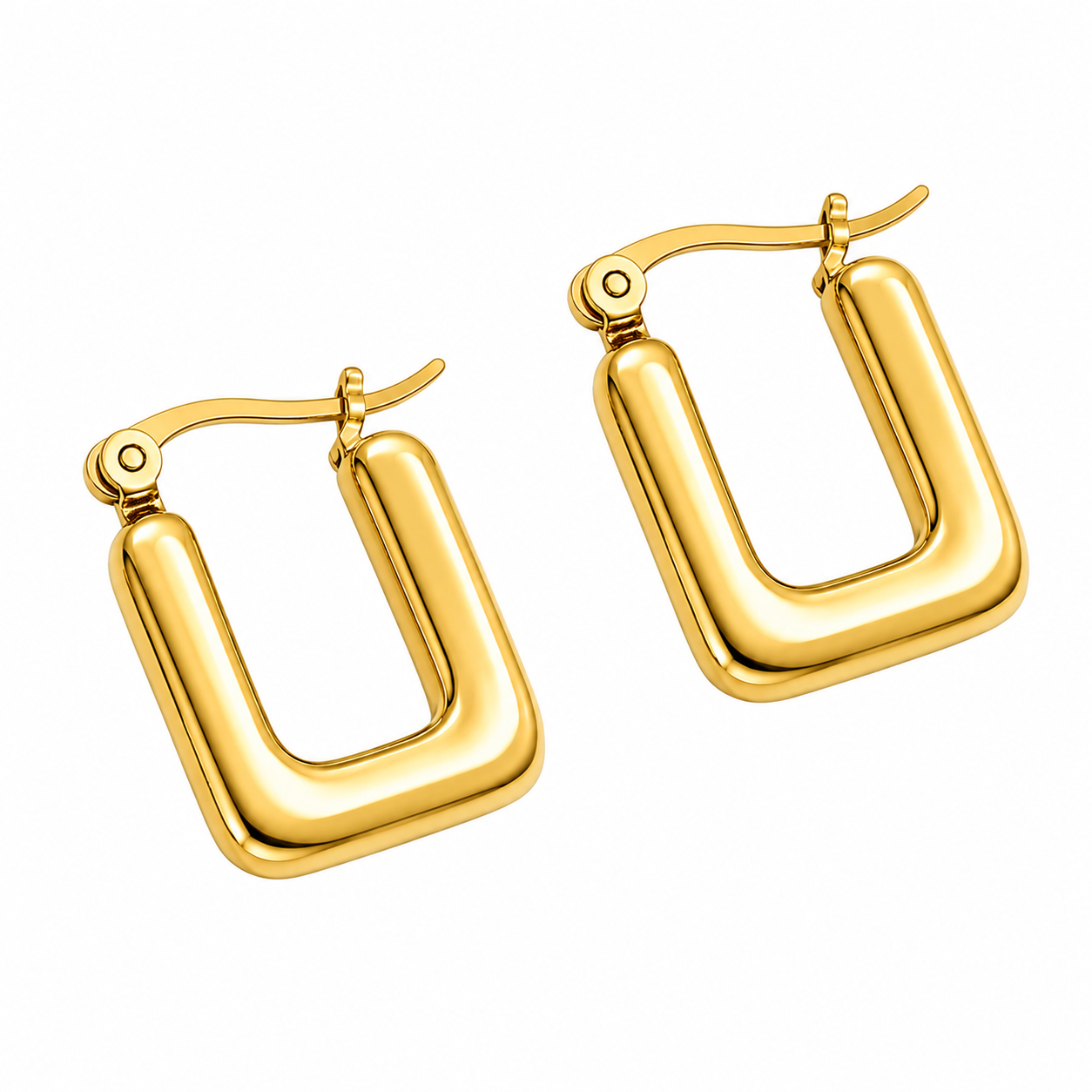 Hoops rectangulares chicas