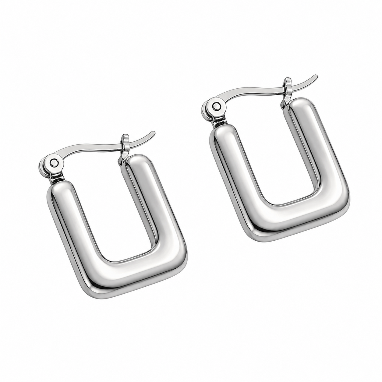 Hoops rectangulares chicas