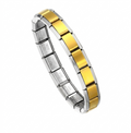 Italian Bracelet Dorada Plateada